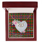 Gift To My Beautiful Girlfriend Valentine Necklace For Soulmate Anniversary Clan Nithsdale Tartan Everlasting Love Necklace,valentine necklace, necklace girlfriend, necklace for wife, cute necklaces for girlfriend, jewelry for girlfriend, to my soulmate necklace, to my future wife necklace,
