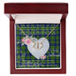 Gift To My Beautiful Girlfriend Valentine Necklace For Soulmate Anniversary Clan Dixon Tartan Everlasting Love Necklace, Gift For Women, Gift For Wife, Gift For Girl Friend, Gift For Mother, Gift For Grandmother, Gift for Sister, Gift For Daughter, Gift for Mom