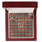 To My Beautiful Soulmate Necklace In Your Eyes I Have Found My Home Clan MacAlister Dress Tartan Forever Love Necklace Tartan Gift for Girlfriend Everlasting Love Necklace