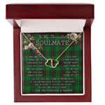 To My Beautiful Soulmate Necklace In Your Eyes I Have Found My Home Clan Primrose Tartan Everlasting Love Necklace