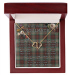 To My Beautiful Soulmate Necklace In Your Eyes I Have Found My Home Clan Scott Brown Ancient Tartan Everlasting Love Necklace