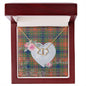 Gift To My Beautiful Girlfriend Valentine Necklace For Soulmate Anniversary Clan Wilson Tartan Everlasting Love Necklace,valentine necklace, necklace girlfriend, necklace for wife, cute necklaces for girlfriend, jewelry for girlfriend, to my soulmate necklace, to my future wife necklace,