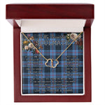 To My Beautiful Soulmate Necklace In Your Eyes I Have Found My Home Clan MacKay Blue Tartan Forever Love Necklace Tartan Gift for Girlfriend Everlasting Love Necklace