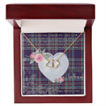 Gift To My Beautiful Girlfriend Valentine Necklace For Soulmate Anniversary Clan RCAF Tartan Everlasting Love Necklace,valentine necklace, necklace girlfriend, necklace for wife, cute necklaces for girlfriend, jewelry for girlfriend, to my soulmate necklace, to my future wife necklace,
