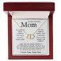 To My Loving Mom Necklace You're The World Necklace Gift For Mom From Son Mother's Day Everlasting Love Necklace