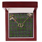 To My Beautiful Soulmate Necklace In Your Eyes I Have Found My Home Clan Cochrane Hunting Tartan Everlasting Love Necklace