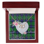 Gift To My Beautiful Girlfriend Valentine Necklace For Soulmate Anniversary Clan Graham Of Menteith Modern Tartan Everlasting Love Necklace, Gift For Women, Gift For Wife, Gift For Girl Friend, Gift For Mother, Gift For Grandmother, Gift for Sister, Gift For Daughter, Gift for Mom