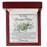 Mom Necklace, Son To My Mother Necklace On Wedding Day Gift For Mom, Mother Of The Groom Gift From Groom