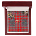 To My Beautiful Soulmate Necklace In Your Eyes I Have Found My Home Clan Moubray Tartan Forever Love Necklace Tartan Gift for Girlfriend Everlasting Love Necklace