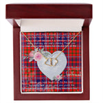 Gift To My Beautiful Girlfriend Valentine Necklace For Soulmate Anniversary Clan Cameron Of Lochiel Modern Tartan Everlasting Love Necklace,valentine necklace, necklace girlfriend, necklace for wife, cute necklaces for girlfriend, jewelry for girlfriend, to my soulmate necklace, to my future wife necklace,