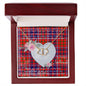 Gift To My Beautiful Girlfriend Valentine Necklace For Soulmate Anniversary Clan Cameron Of Lochiel Modern Tartan Everlasting Love Necklace,valentine necklace, necklace girlfriend, necklace for wife, cute necklaces for girlfriend, jewelry for girlfriend, to my soulmate necklace, to my future wife necklace,