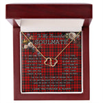 To My Beautiful Soulmate Necklace In Your Eyes I Have Found My Home Clan Hogg Tartan Everlasting Love Necklace
