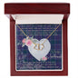 Gift To My Beautiful Girlfriend Valentine Necklace For Soulmate Anniversary Clan Navy US Edzell Tartan Everlasting Love Necklace,valentine necklace, necklace girlfriend, necklace for wife, cute necklaces for girlfriend, jewelry for girlfriend, to my soulmate necklace, to my future wife necklace,