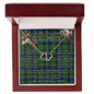 To My Beautiful Soulmate Necklace In Your Eyes I Have Found My Home Clan Dixon Tartan Forever Love Necklace Tartan Gift for Girlfriend Everlasting Love Necklace