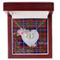 Gift To My Beautiful Girlfriend Valentine Necklace For Soulmate Anniversary Clan Pennycook Tartan Everlasting Love Necklace,valentine necklace, necklace girlfriend, necklace for wife, cute necklaces for girlfriend, jewelry for girlfriend, to my soulmate necklace, to my future wife necklace,