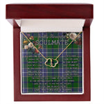 To My Beautiful Soulmate Necklace In Your Eyes I Have Found My Home Clan Wishart Hunting Tartan Everlasting Love Necklace