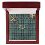 To My Beautiful Soulmate Necklace In Your Eyes I Have Found My Home Clan Melville Hunting Tartan Forever Love Necklace Tartan Gift for Girlfriend Everlasting Love Necklace
