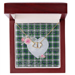 Gift To My Beautiful Girlfriend Valentine Necklace For Soulmate Anniversary Clan Forbes Dress Tartan Everlasting Love Necklace, Gift For Women, Gift For Wife, Gift For Girl Friend, Gift For Mother, Gift For Grandmother, Gift for Sister, Gift For Daughter, Gift for Mom