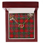 To My Beautiful Soulmate Necklace In Your Eyes I Have Found My Home Clan Donnachaidh Tartan Forever Love Necklace Tartan Gift for Girlfriend Everlasting Love Necklace
