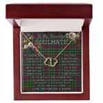 To My Beautiful Soulmate Necklace In Your Eyes I Have Found My Home Clan Carruthers Tartan Everlasting Love Necklace