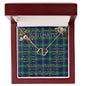 To My Beautiful Soulmate Necklace In Your Eyes I Have Found My Home Clan Hamilton Hunting Tartan Everlasting Love Necklace