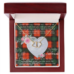 Gift To My Beautiful Girlfriend Valentine Necklace For Soulmate Anniversary Clan Cruickshanks Tartan Everlasting Love Necklace,valentine necklace, necklace girlfriend, necklace for wife, cute necklaces for girlfriend, jewelry for girlfriend, to my soulmate necklace, to my future wife necklace,