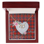 Gift To My Beautiful Girlfriend Valentine Necklace For Soulmate Anniversary Clan Grant of Lurg Tartan Everlasting Love Necklace, Gift For Women, Gift For Wife, Gift For Girl Friend, Gift For Mother, Gift For Grandmother, Gift for Sister, Gift For Daughter, Gift for Mom