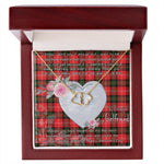 Gift To My Beautiful Girlfriend Valentine Necklace For Soulmate Anniversary Clan Nesbitt Tartan Everlasting Love Necklace,valentine necklace, necklace girlfriend, necklace for wife, cute necklaces for girlfriend, jewelry for girlfriend, to my soulmate necklace, to my future wife necklace,