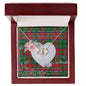 Gift To My Beautiful Girlfriend Valentine Necklace For Soulmate Anniversary Clan McCulloch Tartan Everlasting Love Necklace,valentine necklace, necklace girlfriend, necklace for wife, cute necklaces for girlfriend, jewelry for girlfriend, to my soulmate necklace, to my future wife necklace,