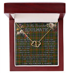 To My Beautiful Soulmate Necklace In Your Eyes I Have Found My Home Clan Brisbane Tartan Everlasting Love Necklace