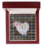 Gift To My Beautiful Girlfriend Valentine Necklace For Soulmate Anniversary Clan Gunn Weathered Tartan Everlasting Love Necklace, Gift For Women, Gift For Wife, Gift For Girl Friend, Gift For Mother, Gift For Grandmother, Gift for Sister, Gift For Daughter, Gift for Mom