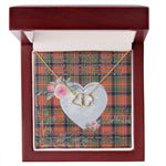 Gift To My Beautiful Girlfriend Valentine Necklace For Soulmate Anniversary Clan Stewart Royal Ancient Tartan Everlasting Love Necklace,valentine necklace, necklace girlfriend, necklace for wife, cute necklaces for girlfriend, jewelry for girlfriend, to my soulmate necklace, to my future wife necklace,