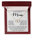 To My Loving Mom Gift for Mother Necklace Sentimental Mothers Day Thoughtful Present From Son