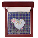 Gift To My Beautiful Girlfriend Valentine Necklace For Soulmate Anniversary Clan Kinnaird Tartan Everlasting Love Necklace, Gift For Women, Gift For Wife, Gift For Girl Friend, Gift For Mother, Gift For Grandmother, Gift for Sister, Gift For Daughter, Gift for Mom