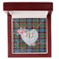 Gift To My Beautiful Girlfriend Valentine Necklace For Soulmate Anniversary Clan Stirling Tartan Everlasting Love Necklace,valentine necklace, necklace girlfriend, necklace for wife, cute necklaces for girlfriend, jewelry for girlfriend, to my soulmate necklace, to my future wife necklace,