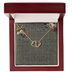 To My Beautiful Soulmate Necklace In Your Eyes I Have Found My Home Clan Haig Gray Tartan Everlasting Love Necklace