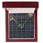 To My Beautiful Soulmate Necklace In Your Eyes I Have Found My Home Clan Baird Modern Tartan Everlasting Love Necklace