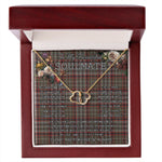 To My Beautiful Soulmate Necklace In Your Eyes I Have Found My Home Clan Nicolson Hunting Weathered Tartan Everlasting Love Necklace