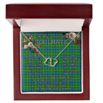 To My Beautiful Soulmate Necklace In Your Eyes I Have Found My Home Clan Johnston Tartan Everlasting Love Necklace