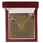 To My Beautiful Soulmate Necklace In Your Eyes I Have Found My Home Clan Jardine Tartan Everlasting Love Necklace