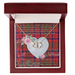 Gift To My Beautiful Girlfriend Valentine Necklace For Soulmate Anniversary Clan Lumsden Tartan Everlasting Love Necklace,valentine necklace, necklace girlfriend, necklace for wife, cute necklaces for girlfriend, jewelry for girlfriend, to my soulmate necklace, to my future wife necklace,