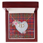 Gift To My Beautiful Girlfriend Valentine Necklace For Soulmate Anniversary Clan Lumsden Tartan Everlasting Love Necklace,valentine necklace, necklace girlfriend, necklace for wife, cute necklaces for girlfriend, jewelry for girlfriend, to my soulmate necklace, to my future wife necklace,