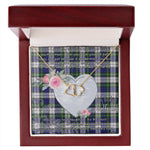 Gift To My Beautiful Girlfriend Valentine Necklace For Soulmate Anniversary Clan Meldrum Gordon Tartan Everlasting Love Necklace,valentine necklace, necklace girlfriend, necklace for wife, cute necklaces for girlfriend, jewelry for girlfriend, to my soulmate necklace, to my future wife necklace,