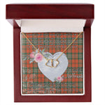 Gift To My Beautiful Girlfriend Valentine Necklace For Soulmate Anniversary Clan Scott Ancient Tartan Everlasting Love Necklace,valentine necklace, necklace girlfriend, necklace for wife, cute necklaces for girlfriend, jewelry for girlfriend, to my soulmate necklace, to my future wife necklace,