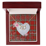 Gift To My Beautiful Girlfriend Valentine Necklace For Soulmate Anniversary Clan MacLay Tartan Everlasting Love Necklace,valentine necklace, necklace girlfriend, necklace for wife, cute necklaces for girlfriend, jewelry for girlfriend, to my soulmate necklace, to my future wife necklace,