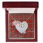Gift To My Beautiful Girlfriend Valentine Necklace For Soulmate Anniversary Clan MacLay Tartan Everlasting Love Necklace,valentine necklace, necklace girlfriend, necklace for wife, cute necklaces for girlfriend, jewelry for girlfriend, to my soulmate necklace, to my future wife necklace,