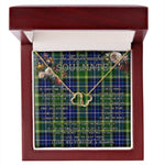 To My Beautiful Soulmate Necklace In Your Eyes I Have Found My Home Clan MacKellar Tartan Forever Love Necklace Tartan Gift for Girlfriend Everlasting Love Necklace
