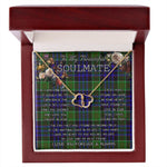 To My Beautiful Soulmate Necklace In Your Eyes I Have Found My Home Clan Newman Tartan Everlasting Love Necklace