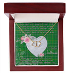 Gift To My Beautiful Girlfriend Valentine Necklace For Soulmate Anniversary Clan Masterton Tartan Everlasting Love Necklace,valentine necklace, necklace girlfriend, necklace for wife, cute necklaces for girlfriend, jewelry for girlfriend, to my soulmate necklace, to my future wife necklace,