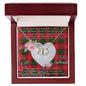 Gift To My Beautiful Girlfriend Valentine Necklace For Soulmate Anniversary Clan Rattray Tartan Everlasting Love Necklace,valentine necklace, necklace girlfriend, necklace for wife, cute necklaces for girlfriend, jewelry for girlfriend, to my soulmate necklace, to my future wife necklace,